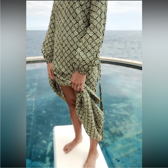 Zara geometric print dress Size XXL - Picture 12 of 13